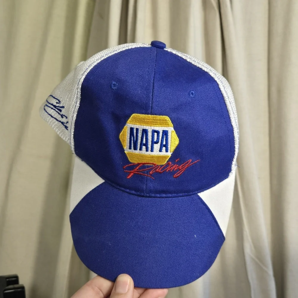 NAPA Racing Hendrick Motorsports Chase Elliott Trucker Hat Blue White Snapback